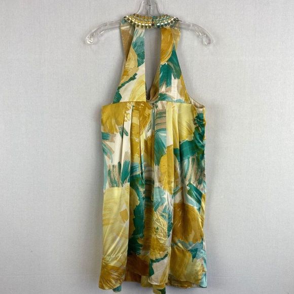 BCBGMAXAZRIA Pattern Silk Dress - Picture 6 of 9
